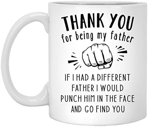 תודה שהיית אבא שלי ספל קפה מצחיק יום אבות לבעל אבא 11 עוז