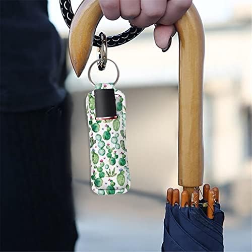 קקטוס צמחים הדפסת אפסטיק מחזיק מחזיק מפתחות ניאופרן שפתון ארגונית עם מחזיק מפתחות אפסטיק מגן מקרי