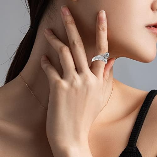טבעת לא רינגנוז אופנה ורד נשים -טבעת טבעת יהלום טבעת תהיה יצירתית ליצירת יום יהלום יום יוקרה