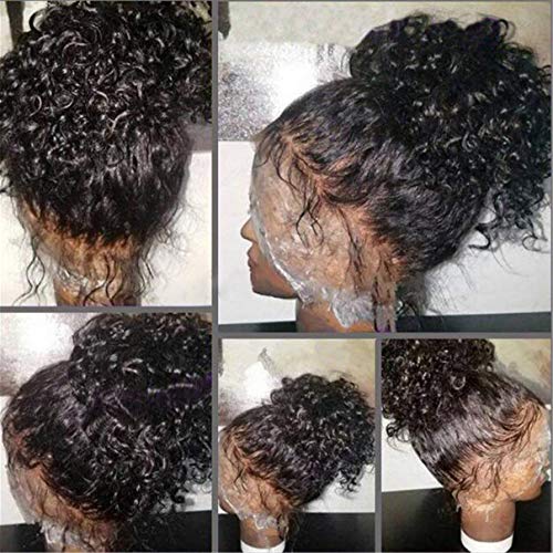 זיקריה 13 על 4 תחרה מול פאות שיער טבעי מתולתל שיער טבעי תחרה מול פאות לנשים שחורות 150 אחוז צפיפות