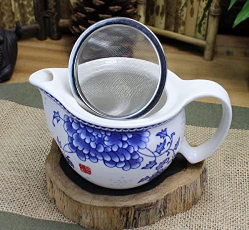 ערכת תה קרמיקה סינית, קומקום חרסינה עם 6 כוסות תה, שירות תה קונגפו