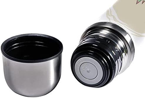 SDFSDFSD 17 גרם ואקום מבודד נירוסטה בקבוק מים ספורט קפה ספל ספל ספל עור אמיתי עטוף BPA בחינם, איור