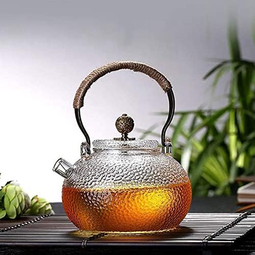Paynan 700 מל קומקום פטיש דפוס פטיש עמיד בפני חום זכוכית נחושת סיר קומקום ערכת תה תה