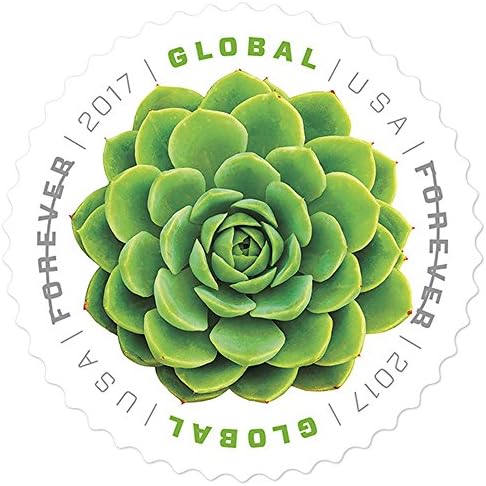 ירוק עסיסי גיליון של 10 גלובל מחלקה ראשונה בינלאומי לנצח בולי דואר