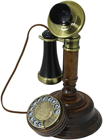 OPIS 1921 כבל C: פמוט העץ רטרו טלפון/טלפון עתיק/טלפון ישן/רטרו טלפון/טלפון סיבוב/טלפון ישן/טלפון
