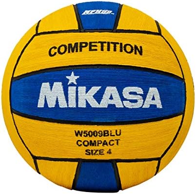 MIKASA W50099BLU תחרות כדור משחק, כחול/צהוב, גודל 4