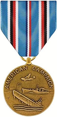 מדליות אמריקה אסט. מדליית הקמפיין האמריקאי 1976 בגודל מלא