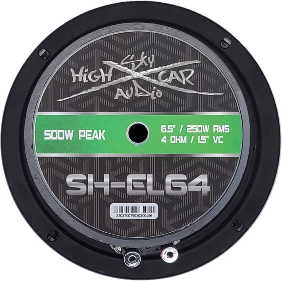 Sky High Car Audio SHCA EL64 6.5 רמקול Midbass Midrange 500 וואט 4 אוהם