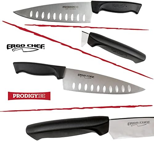 ארגו שף סדרה Prodigy סדרה 8 אינץ 'סכין-נירוסטה פחמן גבוהה, סכין טבחים, ידית נוחות ללא החלקה ארגונומית