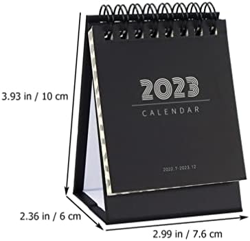 לוח השנה של Nuobesty Mini Desk 2023 יולי. 2022 עד דצמבר 2023 לוח זמנים של משרד לוח שולחני שולחן