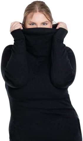 צמר בגדי נשים של צמר מרינו ברדס צוואר סוודר-אמצע משקל-הפתילה לנשימה אנטי ריח