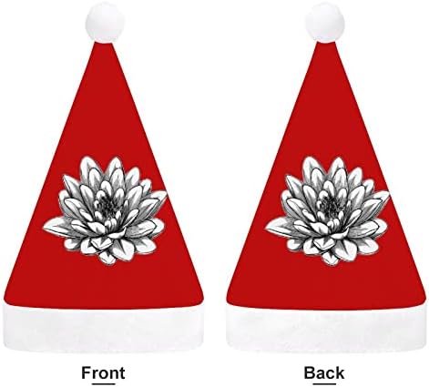 לוטוס פרח חג המולד כובע סנטה כובעי חג המולד עץ קישוטי חג דקור מתנות למבוגרים נשים משפחת גברים