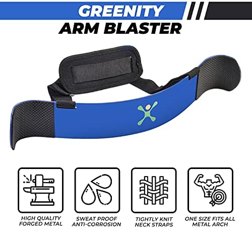 Blaster Arming Arm for Biceps & Triceps Men, Tricep Blaster Bicep Bicep תומך מבודד לזרועות גדולות, מוט תלתל