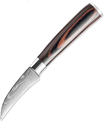 גומי בשר קליבר, קליבר סכין, 3 אינץ נירוסטה קילוף סכין שף סכין בשר קליבר ירקות פירות סכין קליבר סכין
