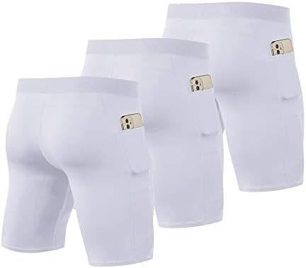 מטען דחיסת מכנסיים קצרים לגברים תחתוני ביצועים מכנסיים ספורט אימון כדורסל גרביונים שכבה בסיסית