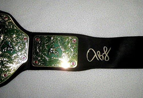 ג'ון ברדשאו לייפילד JBL חתם על חגורת צעצוע של אליפות כבד במשקל כבד WWE - גלימות היאבקות, גזעים וחגורות חתימה,