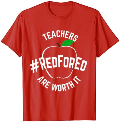 תמיכה במורה אדום לחולצת אד