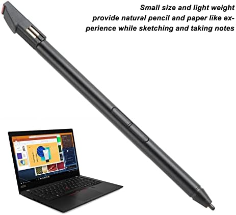 עבור ThinkPad L13 Yoga Stylus x390 עט סגסוגת אלומיניום שחור עבור 4096 לחץ אלומיניום כפתורים הניתנים להתאמה
