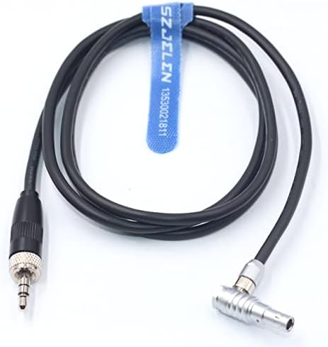 Szjelen זווית ימנית 00b 5 pin עד 3.5 ממ תקע שמע עבור Arri Alexa Mini Audio Cable