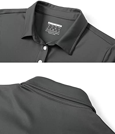 חולצת פולו גולף גולף לנשים של Kefitevd שרוול ארוך UPF 50+ הגנת שמש ספורטיבית ספורטיבית טניס חולצה צווארון