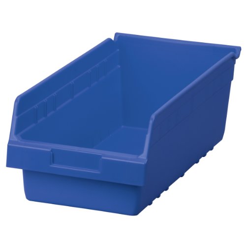 אקרו-מיל 30088 פלסטיק קינון מדף אחסון תיבת סל,, כחול,