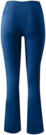 מכנסי יוגה לנשים של CHGBMOK מכנסי טרקלין אימון מותניים גבוה