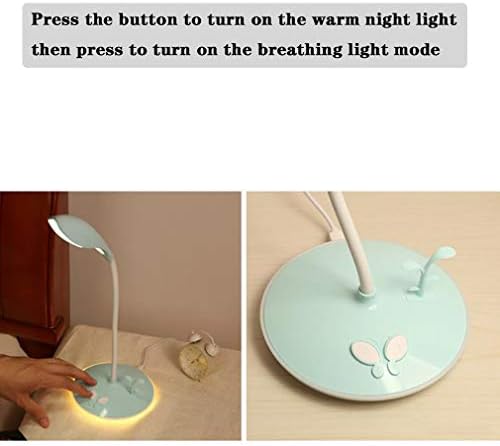 מנורת שולחן LED של Xunmaifdl, USB טעינה מהירה טעינה נמל שולחן