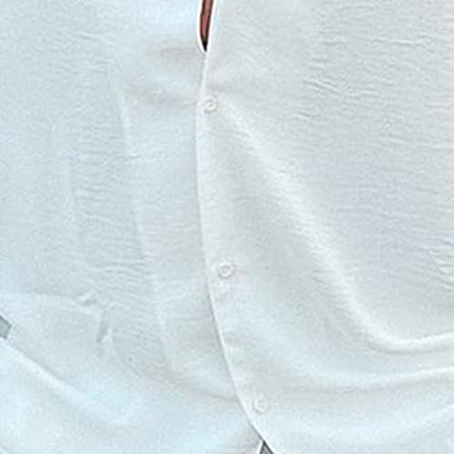 Maiyifu-GJ גברים רגועים בכושר כותנה חולצות פשתן