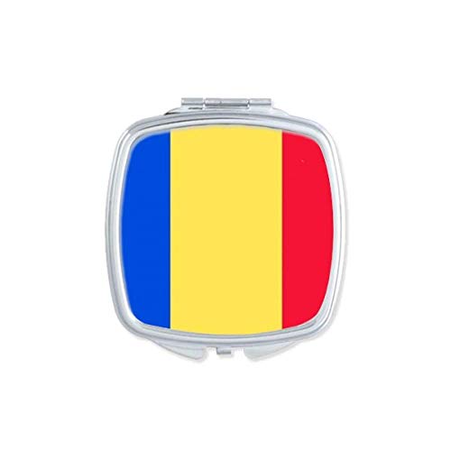 רומניה לאומי דגל אירופה המדינה מראה נייד קומפקטי כיס איפור כפול צדדי זכוכית