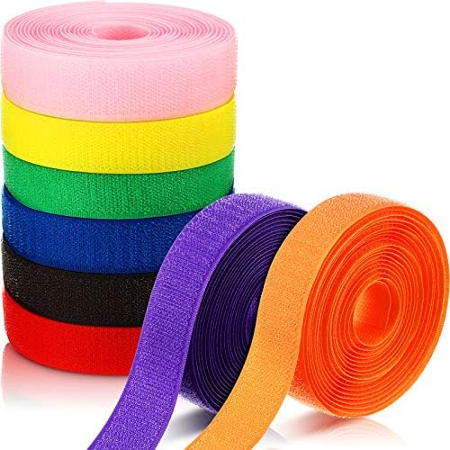 8 רולס רצועות סמן שטיח רצועות שטיחים ניילון לשטיחים לכיתה, מורים, משרד, מרחק חברתי, 8 צבעים