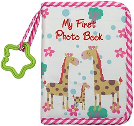 האלבום המשפחתי הראשון שלי של יאפטה. מתנת ספר בד צילום רכה לתינוקות 4 x 6 אינץ 'תמונות, יכולה להחזיק