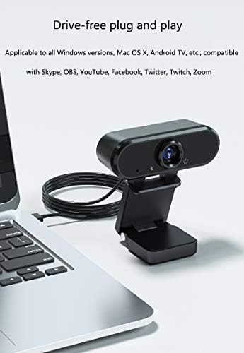 מצלמת קינובו 1080 עם מצלמת אינטרנט זורמת מיקרופון, מצלמת מחשב עבור מק אקס בוקס, יוטיוב, סקייפ, פלאג