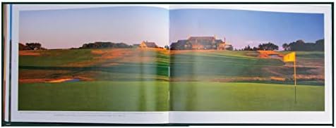 מסלולי גולף של תמונה גרפית ספר עור מסורתי