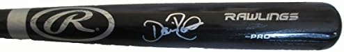 דייב רוברטס חתימה עטלף מקל גדול שחור עם הוכחה, תמונה של דייב חותם לנו, אלוף סדרת העולם, הגניבה