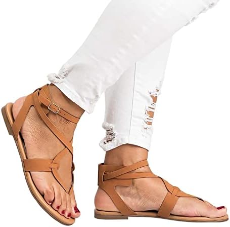 סנדלים קוואליים נשים נעלי נעלי אופנה מזדמן נצנצים שטוחים בוהן פתוחה סנדלי קיץ נעלי אמבטיה נעלי חוף