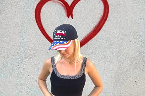 2024 לקחת אמריקה חזרה כובע-רקום להפוך אמריקה נהדר שוב מתכוונן נהג משאית כובע עבור גברים נשים
