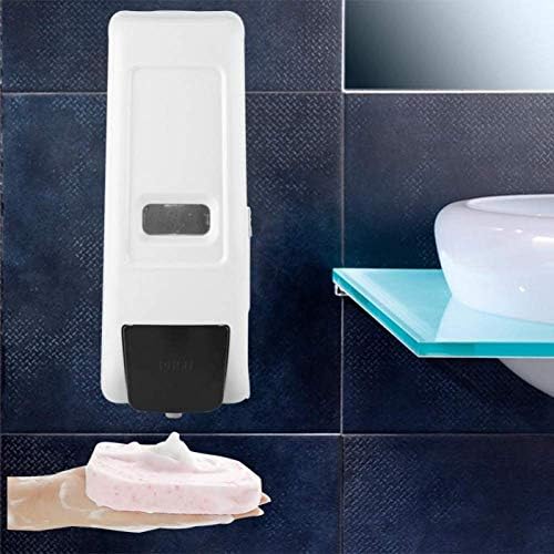 מתקן סבון סבון רכוב על קיר Zuqiee 600 מל סבון קרם סבון קיר אמבטיה קיר רכוב ידני סבון סבון נוזל קרם קרם שמפו.