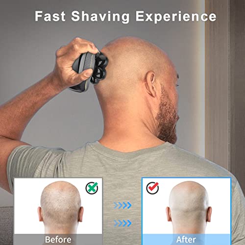 ראשים להחלפת להב 6D של עלייה, להבי החלפת מכונת גילוח, מגוחך ראש לגברים קירחים, החלפת ראש מכסה גילוח, להבי סיבוב