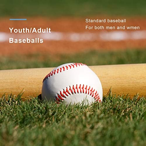 בייסבול 12 חבילות כדור אימונים אימונים כדורי בייסלים לילדים/נוער בייסבול 9 אינץ