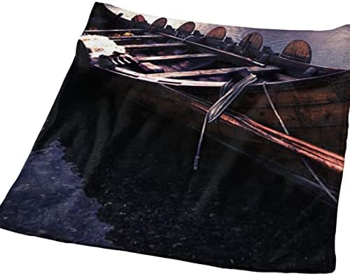 מגבת סירה של ויקינגס מגבת מיקרופייבר מגבת אורחת קישוטי אמבטיה ביתיים מגבת אצבעות אצבעות עם ספיגה