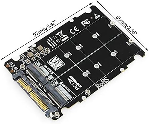מחברים M. 2 SSD ל האו 2 מתאם 2 ב 1 מ 2 NVMe SATA-אוטובוס SSD ל PCI-e. U 2-SFF-8639 PCIe M2 מתאם ממיר