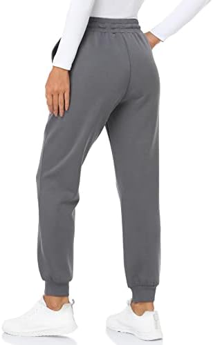 מכנסי טרנינג רחבים של יונוגה מכנסיים ספורטיביים בעלי מותניים גבוהים מכנסיים עם כיסים משוררים מכנסי