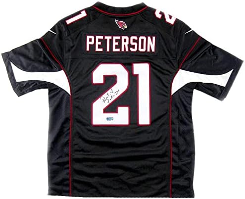 פטריק פיטרסון חתם על אריזונה קרדינלס נייקי מוגבלת ג'רזי שחור - גופיות NFL עם חתימה
