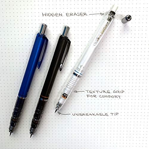 דלגארד זברה 2 עיפרון מכני עופרת עופרת, 0.5 ממ, HB, שחור, 12/צינור