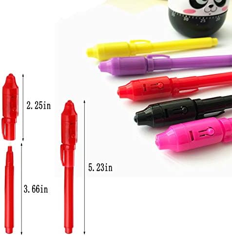 עט דיו בלתי נראה עט 28 יחידות עט ריגול אחרון עם UV קסם קסם מרג