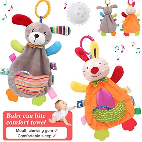 צעצועים לתינוקות 2 pc צעצועים תלויים לתינוקות קטיפה רכה של צעצועי עגלת פיתוח מוקדמת
