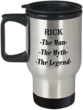 ריק - האיש המיתוס מתנת ספל קפה מדהים של האגדה - ספל נסיעות 14oz