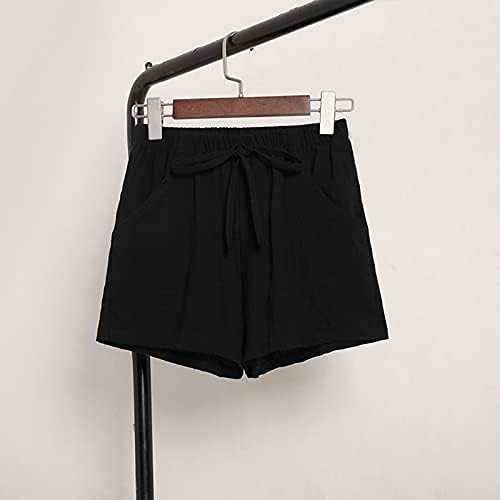 משקולות חצאיות נשים קפרי ג'וג'רס עם כיסים מכנסיים קצרים של ג'ין קל משקל לנשים מכנסיים קצרות נשים מותניים