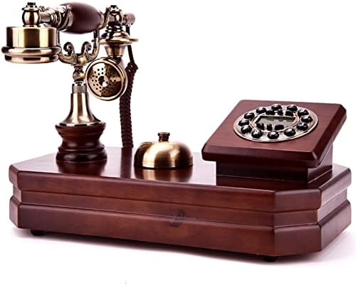 טלפון רטרו בסגנון אירופאי קישוט סלון חיוג קלאסי שולחן כתיבה ביתית אמריקאית טלפון משרד רוטרי