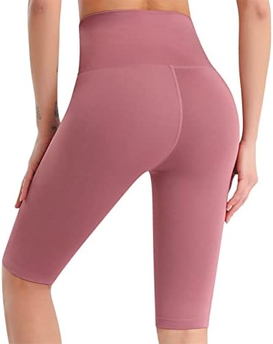 טודוזו יוגה חותלות נשיםגבוה מותניים פעיל ללבוש מכנסיים, בטן בקרת אימון מכנסיים קצרים כיסי צד ריצה מכנסיים